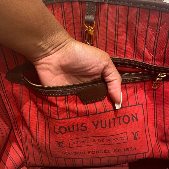 100% Authentic Louis Vuitton Never Full GM Damier - Picture 4 of 16